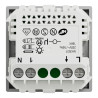 Wiser Unica - bouton poussoir - 10A - zigbee - alu - méca seul