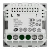 Wiser Unica - variateur poussoir - 2 fils - zigbee - alu - méca seul