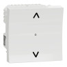 Wiser Unica - interrupteur volet-roulant - 4A - zigbee - blc antimic - méca seul