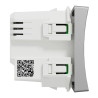 Wiser Unica - interrupteur volet-roulant - 4A - zigbee - alu - méca seul