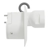 Odace sans fil sans pile - actionneur unitaire DCL Ø 80 - blanc