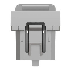 Unica - prise pour 1 RJ45 S-One - 1 mod - Alu - méca seul