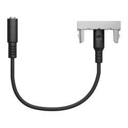 Unica - prise mini jack 3,5mm préconnectorisée - 1 mod - Alu - méca seul