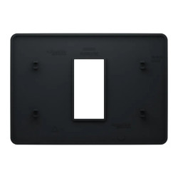 Unica Studio - plaque de finition - Anthracite - 1 module