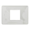 Unica Studio - plaque de finition - Blanc - 2 modules