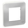 Unica Pro - plaque de finition - Alu - 1 poste