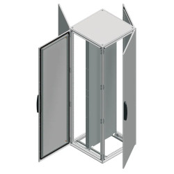 PanelSeT SF - cellule - 2 portes - avec châssis - assemblé - 1800x1000x400mm