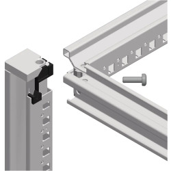 PanelSeT SF - cellule - 2 portes - sans châssis - assemblé - 2000x1000x400mm