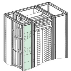 PanelSeT Accessoires - Cloisonnement jeu de barres vertical - Forme 2b L400