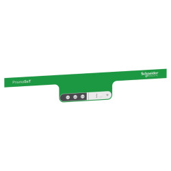 PrismaSeT HD - Bandeau vert - Signature Schneider - pour ral 7035 - largeur 700