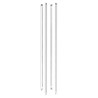 PrismaSeT HD - montants verticaux H2000mm -blanc- lot de 4